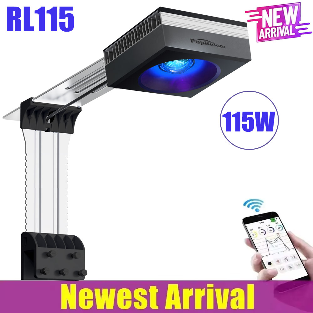 Aquarium Marine Lights - PopBloom WiFi Aquarium LED Light RL60/RL90/RL115,