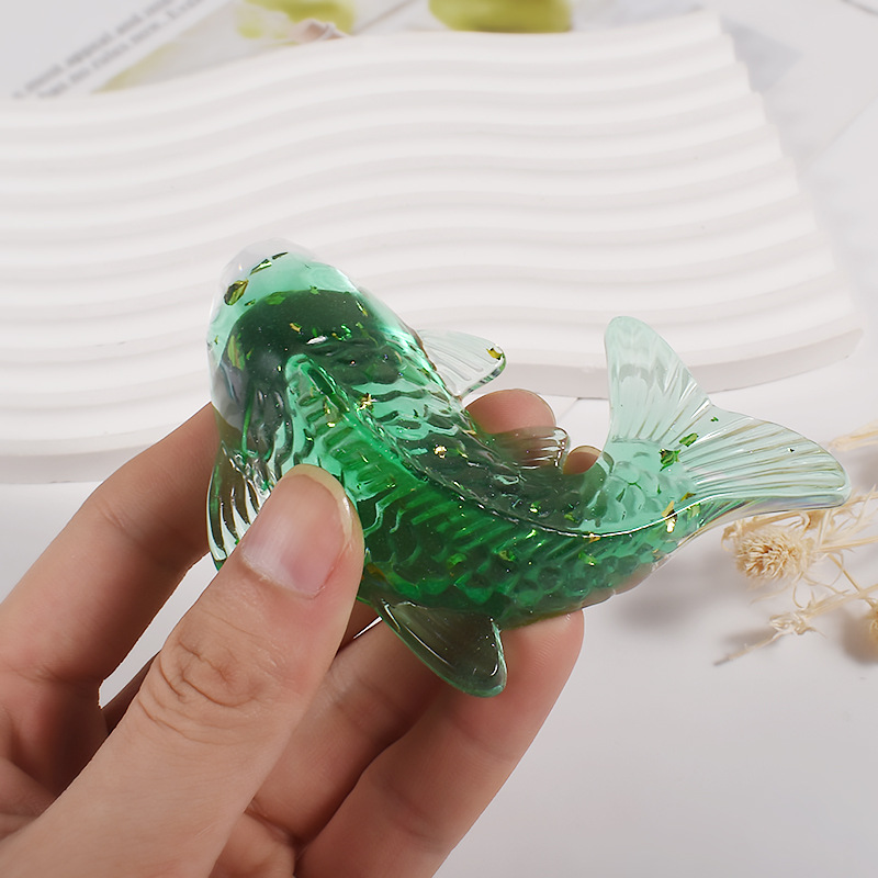 3D Koi Fish Shaped Epoxy Resin - Marine Fish Tank 评论和价格