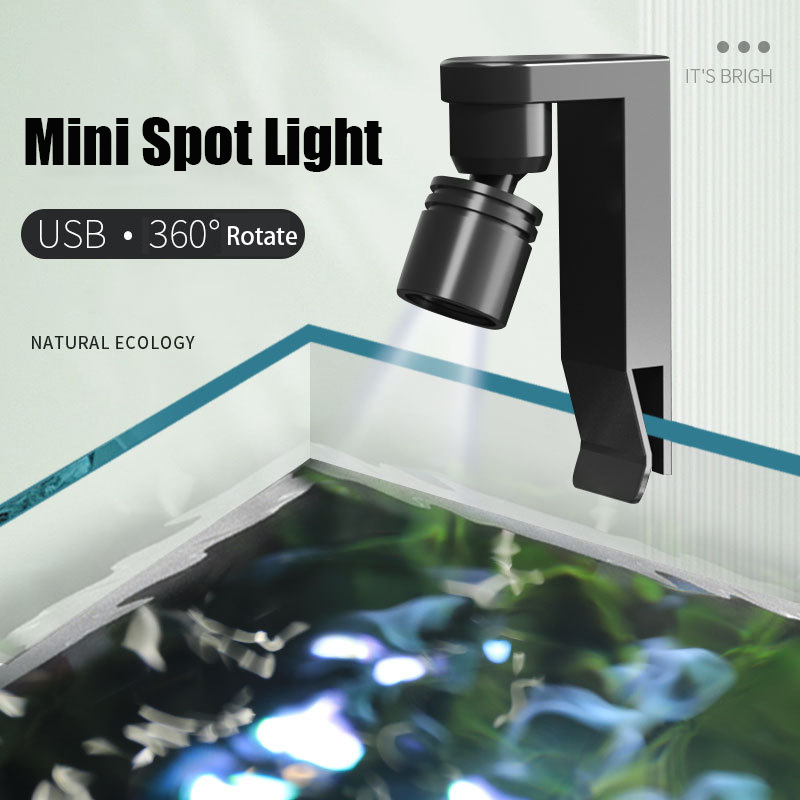 USB Clamp Light Waterproof Whi - Aquarium Marine Lights 评论和价格