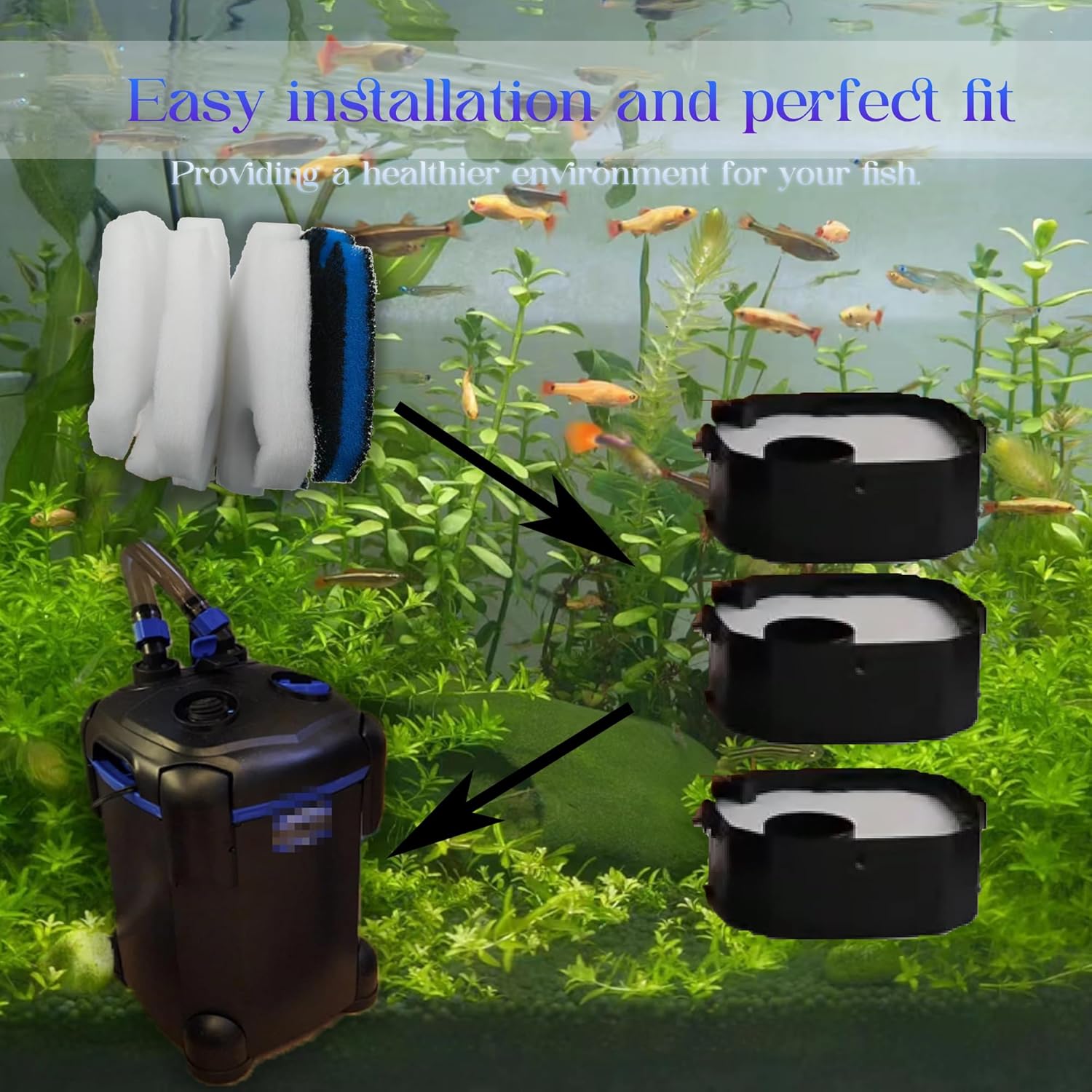 1 SET (8PCS)Filter Canister Pa - Reef Tank Filter 评论和价格